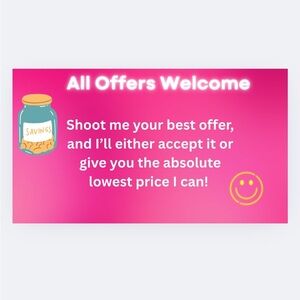 ALL OFFERS WELCOME!!